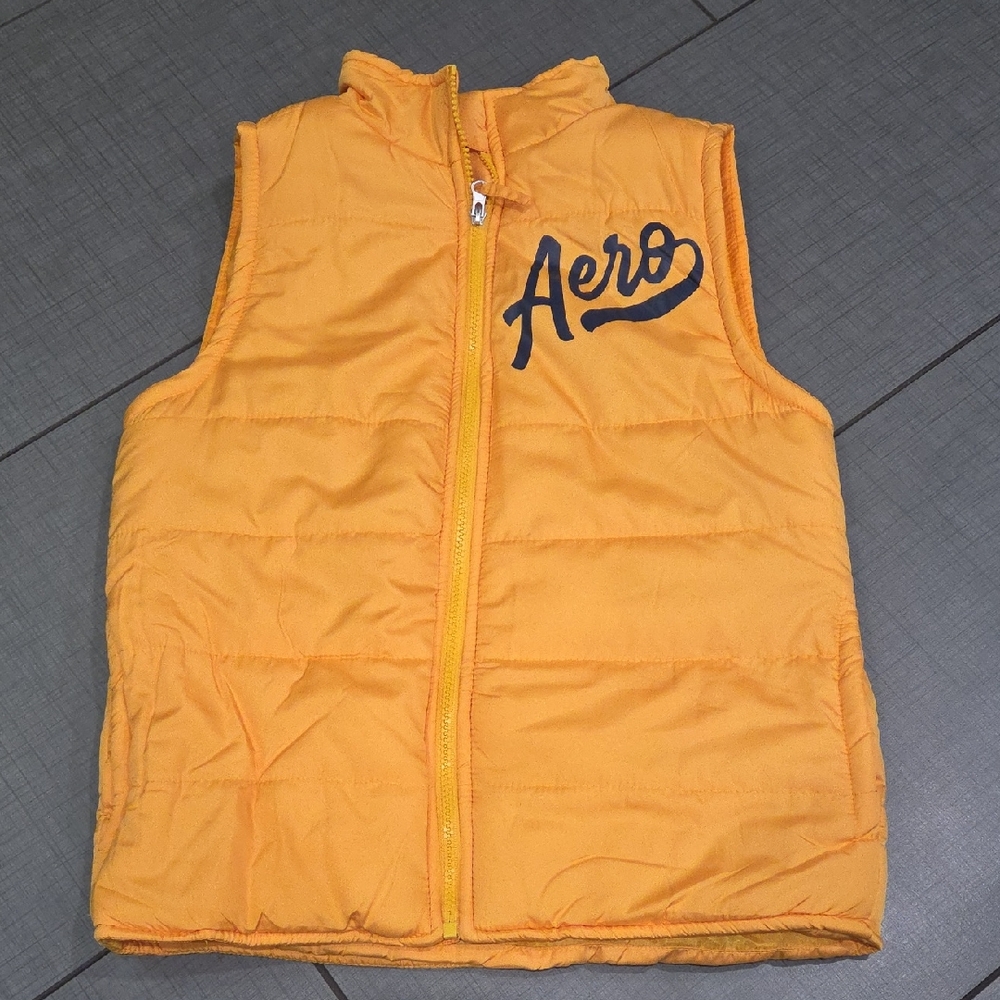 Aeropostale Kids Yellow Puffer Vest